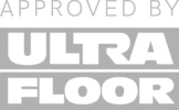 A small banner displaying approved by ultra floor products with their logo